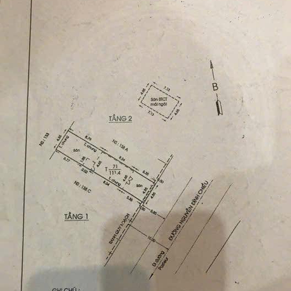 Bán nhà 138BCD Nguyễn Đình Chiểu, P. Võ Thị Sáu, Quận 3