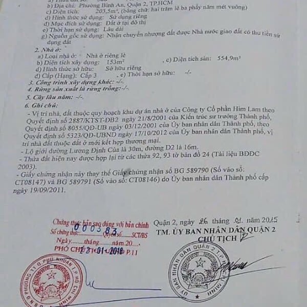 Bán toà nhà 171 Lương Định Của, P. An Khánh, Quận 2 