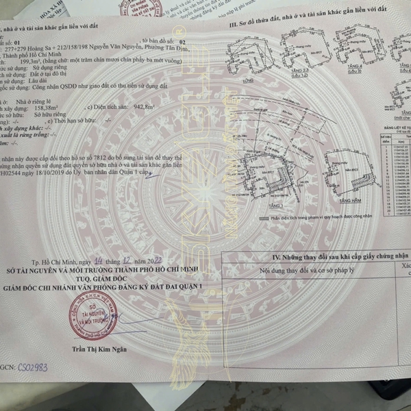 Bán tòa nhà 277 - 279 Hoàng Sa, P. Tân Định, Quận 1