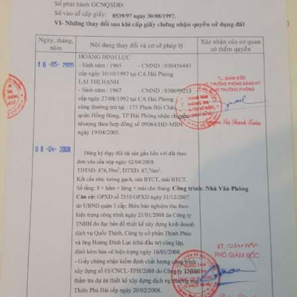 Bán khách sạn 27 - 29 đường Bà Huyện Thanh Quan, Phường Võ Thị Sáu, Quận 3