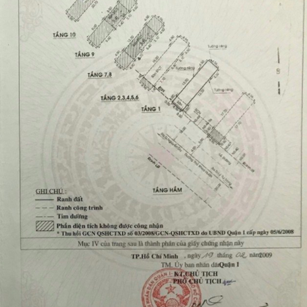 Bán khách sạn 42 - 44 Thủ Khoa Huân, Phường Bến Thành, Quận 1