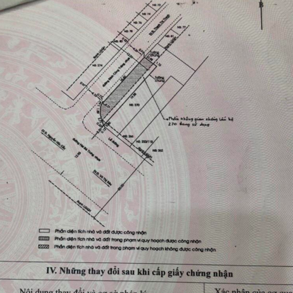 Bán nhà 270 - 272 Hai Bà Trưng, Phường Tân Định, Quận 1