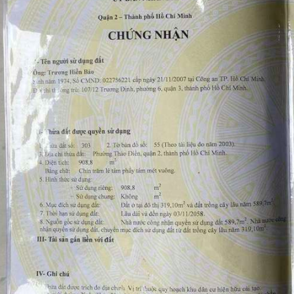 Bán nhà 48 Xuân Thuỷ, Thảo Điền, Quận 2