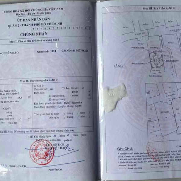 Bán nhà 48 Xuân Thuỷ, Thảo Điền, Quận 2