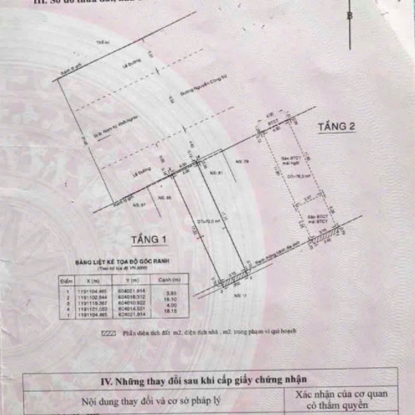 Bán nhà 81 - 83 Nguyễn Công Trứ, P. Sài Gòn, Quận 1
