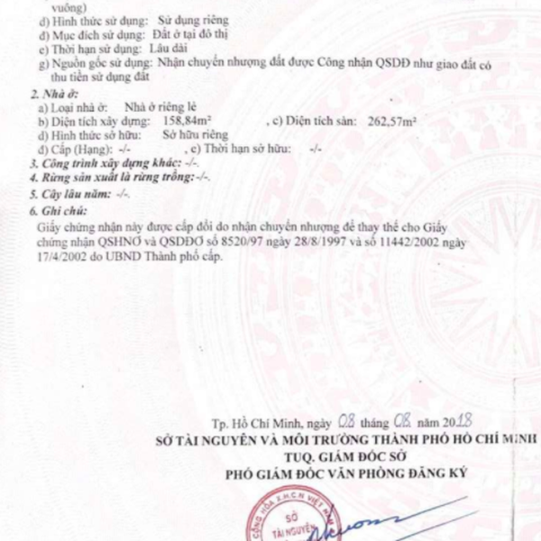 Bán nhà 3MT số 26 - 28 Trần Khắc Chân, P. Tân Định, Quận 1