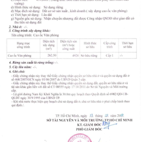 Bán nhà 258 đường Nam Kỳ Khởi Nghĩa, Phường Võ Thị Sáu, Quận 3