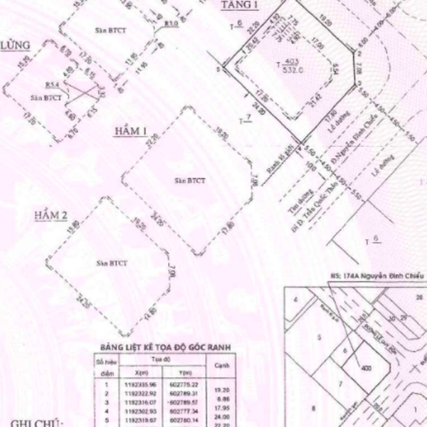 Bán toà nhà 2MT số 174A đường Nguyễn Đình Chiểu, Phường Võ Thị Sáu, Quận 3