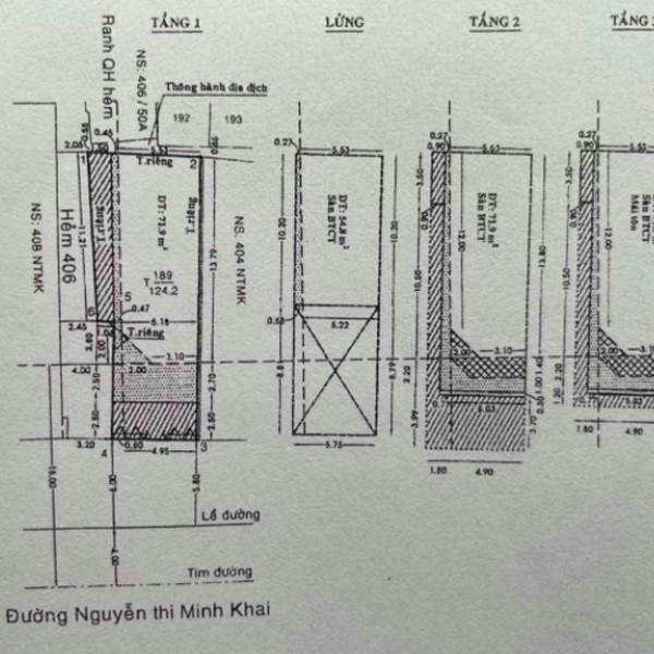 Bán nhà 406 Nguyễn Thị Minh Khai, Phường 5, Quận 3