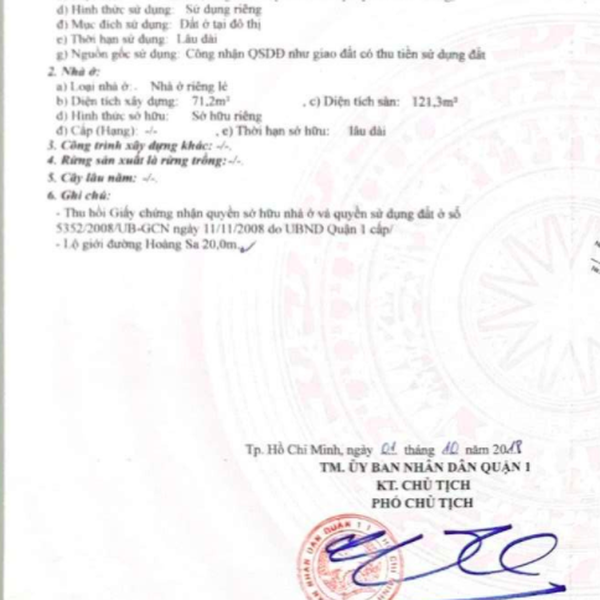 Bán toà nhà 91B  91C đường Hoàng Sa, Phường Đa kao, Quận 1