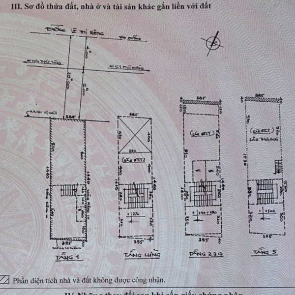 Bán nhà 135 Lê Thị Riêng, Phường Bến Thành, Quận 1