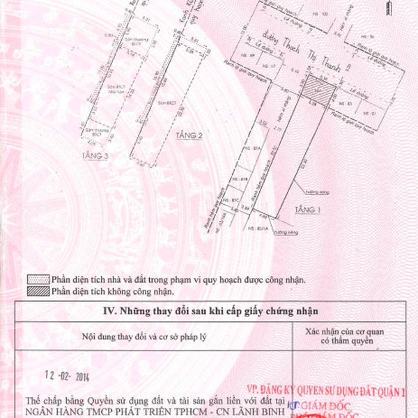 Bán nhà 85 đường Thạch Thị Thanh, Phường Tân Định, Quận 1