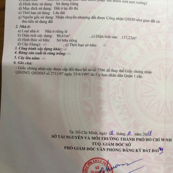 Bán nhà 271 đường Phạm Ngũ Lão, Phường Phạm Ngũ Lão, Quận 1