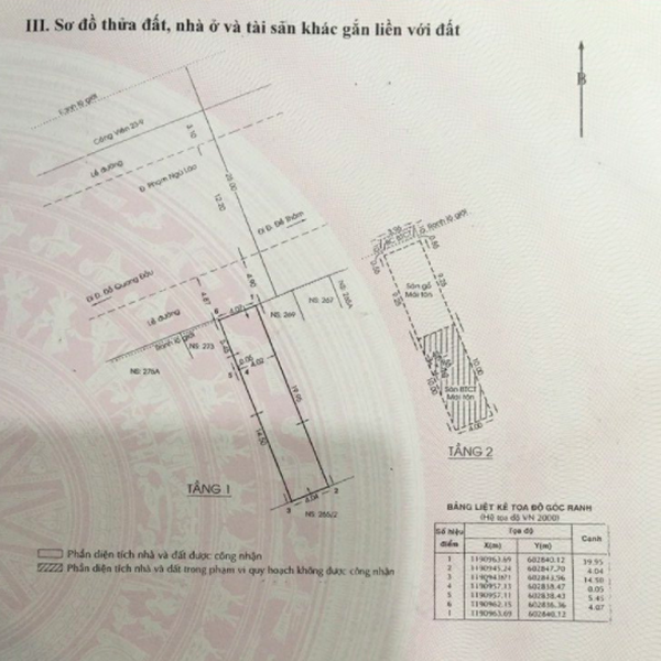 Bán nhà 271 đường Phạm Ngũ Lão, Phường Phạm Ngũ Lão, Quận 1