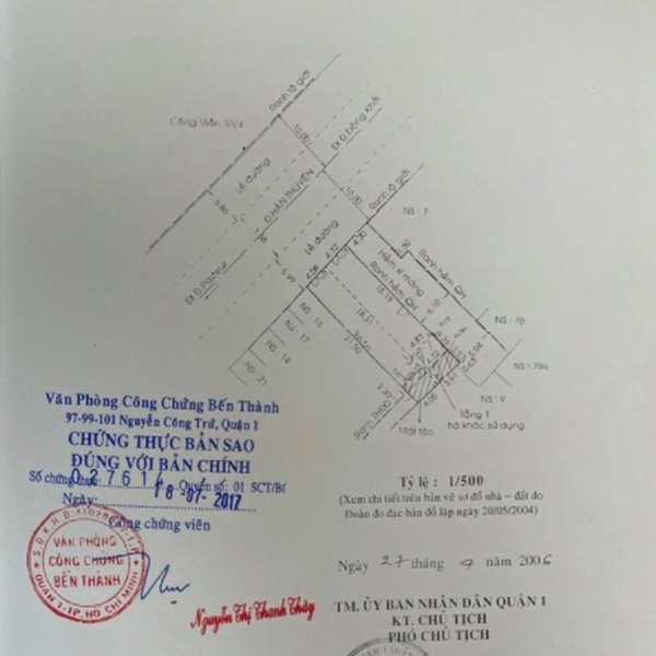 Bán nhà 11-13 Hàn Thuyên, Phường Bến Nghé, Quận 1