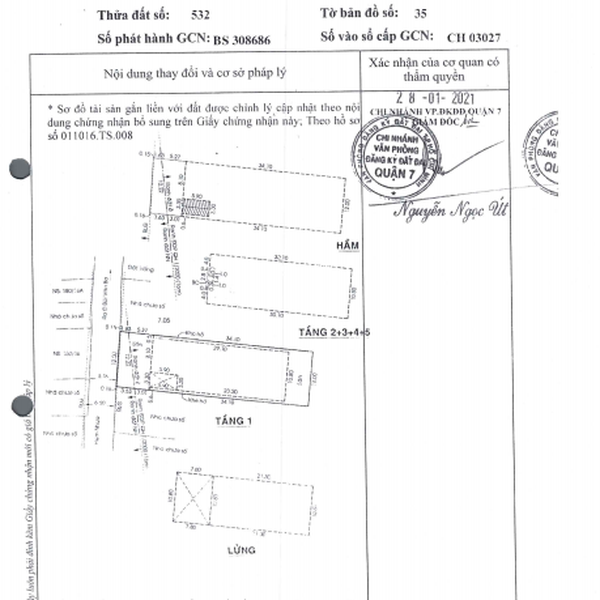 Tòa nhà căn hộ dịch vụ 180/9A Bùi Văn Ba, P. Tân Thuận, Quận 7