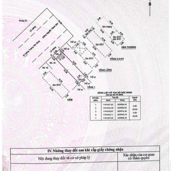 Bán toà nhà 46 - 48 Nguyễn Thanh Sơn, P. Thạnh Mỹ Lợi, Quận 2