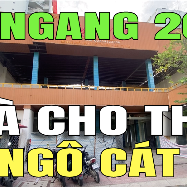 Cho thuê nhà mặt tiền 9 Lê Ngô Cát, Phường Xuân Hoà, Quận 3 