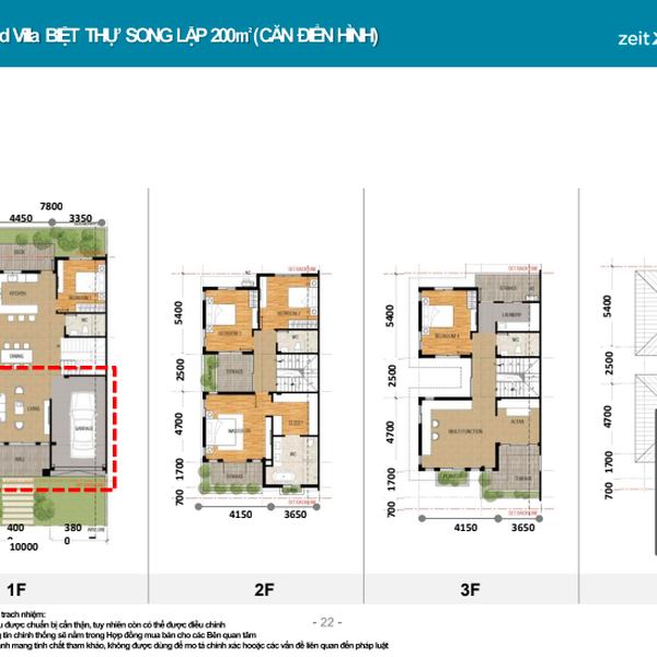 Bán biệt thự song lập Gs Metro City Zeitgeist Xii Nhà Bè 200m2