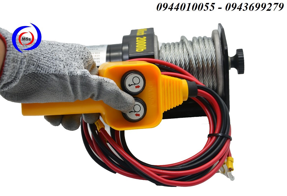 Máy tời điện 12 volt Máy tời điện 12 volt