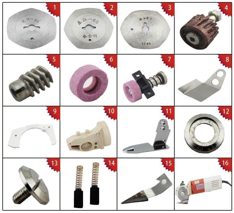 Phụ kiện Máy cắt vải cầm tay YJ-65 Phụ kiện Máy cắt vải cầm tay YJ-65