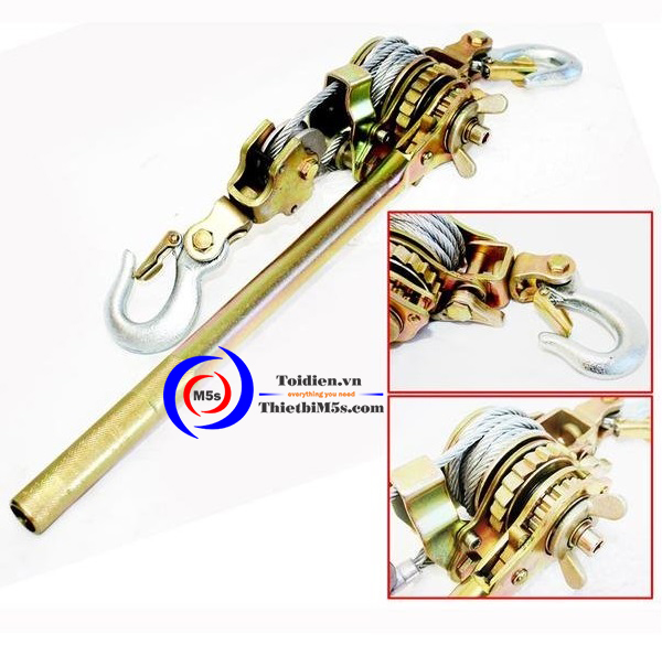 Pa lăng cáp lắc tay Pa lăng cáp lắc tay