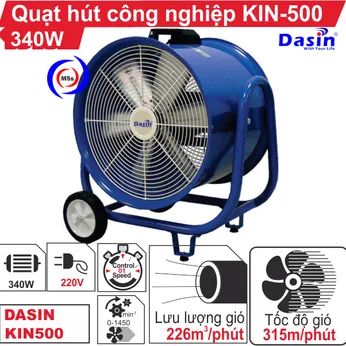 Quạt hút công nghiệp Dasin KIN-500