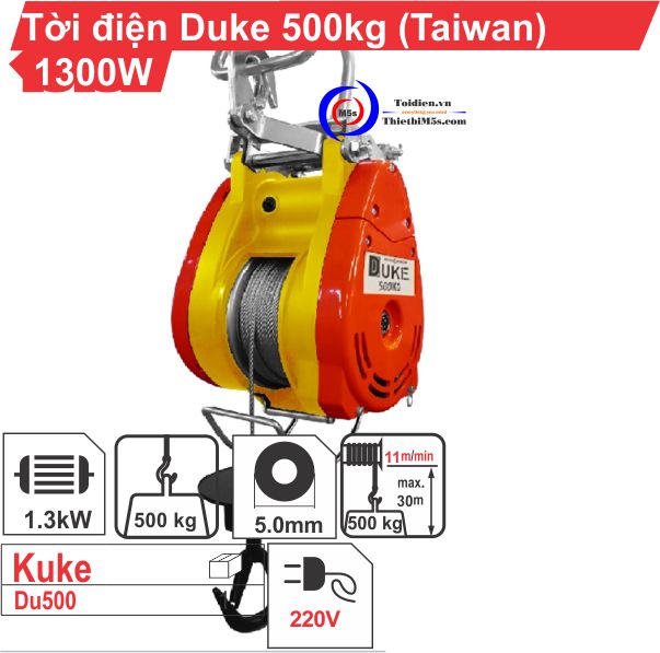 Tời điện Duke Đài Loan Tời điện Duke Đài Loan