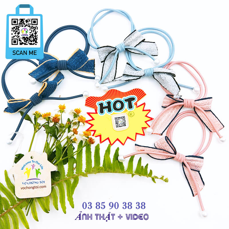 Dây cột tóc đơn giản G4 Dây Cột Tóc HATI #14 Dây cột tóc đơn giản G4 Dây Cột Tóc HATI