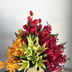 Giỏ hoa phát triển 