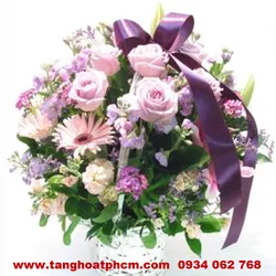 Giỏ hoa chúc mừng 