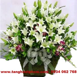 Giỏ hoa sinh nhật - Hoa Ly thơm nồng nàn