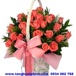 Tặng hoa sinh nhật Hồng cam