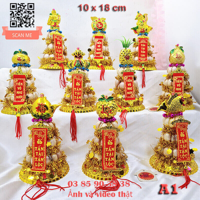 Bông Tỏi Thần Tài 3 Tầng Tép Bông Tỏi Thần Tài 3 Tầng Tép