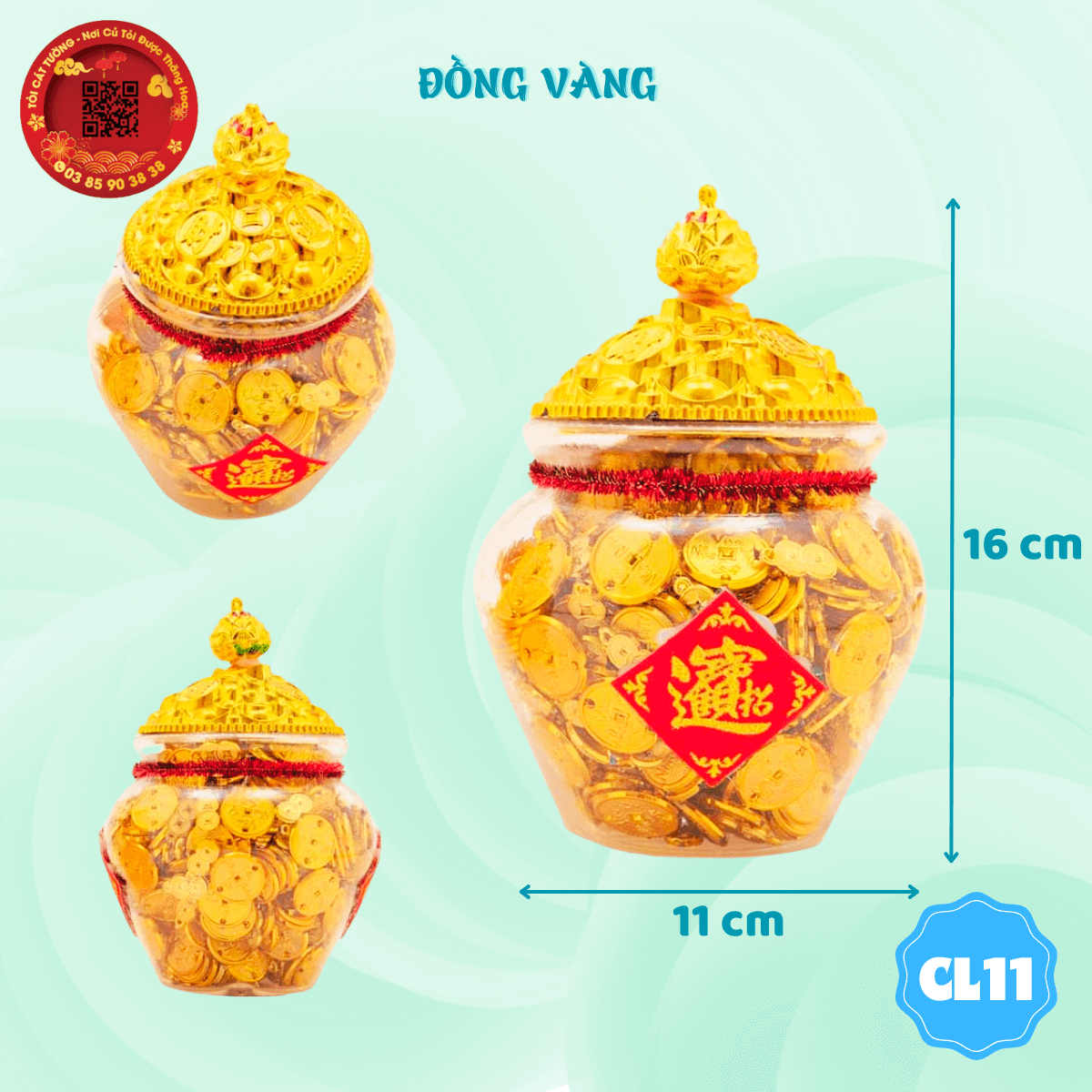 Hủ vàng kim nguyên bảo lớn 1 Hủ vàng kim nguyên bảo lớn 1