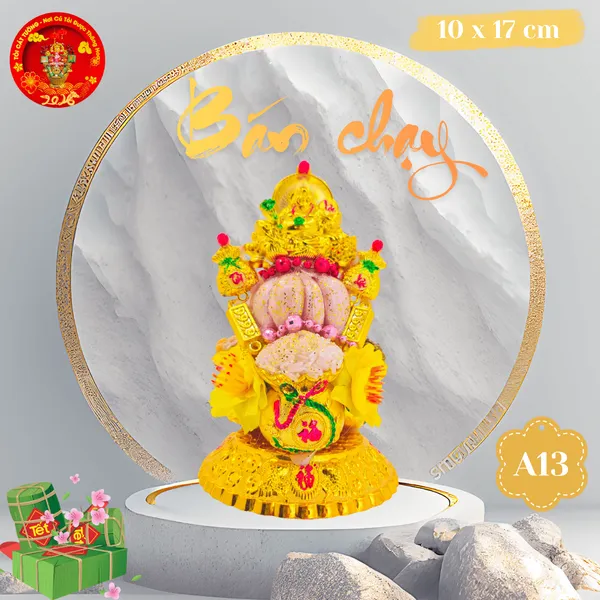 Bông tỏi thần tài di lạc hoan hỉ