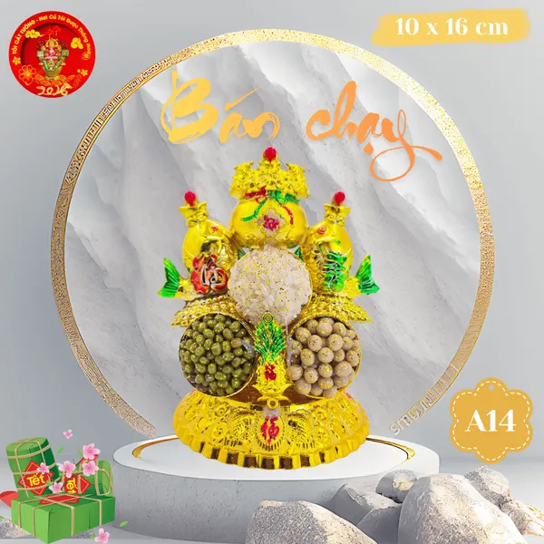 Bông tỏi thần tài túi vàng song ngư