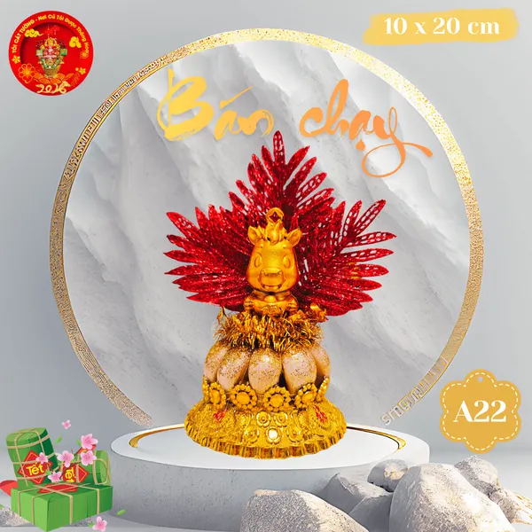 Bông tỏi thần tài rắn chiêu tài