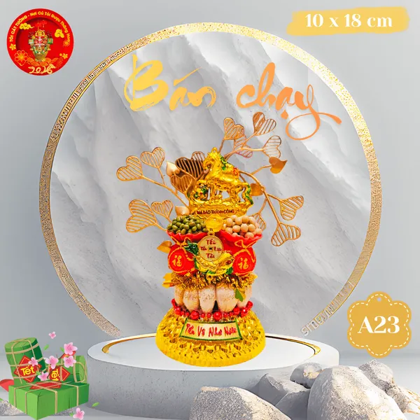 Bông tỏi thần tài Ất Tỵ bình an