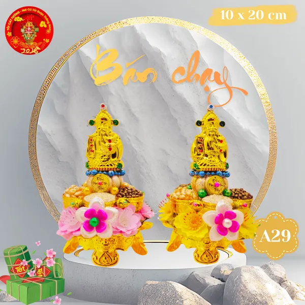 Bông Tỏi Ông Địa Ngũ Hành Thần Tài May Mắn