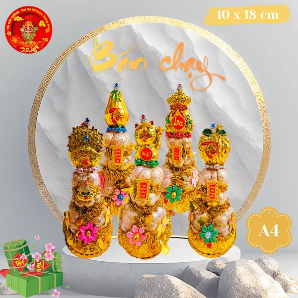 Bông Tỏi Thần Tài 5 Củ Tài Lộc