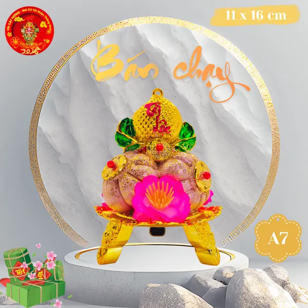 Bông tỏi thần tài 3 củ đào trường thọ