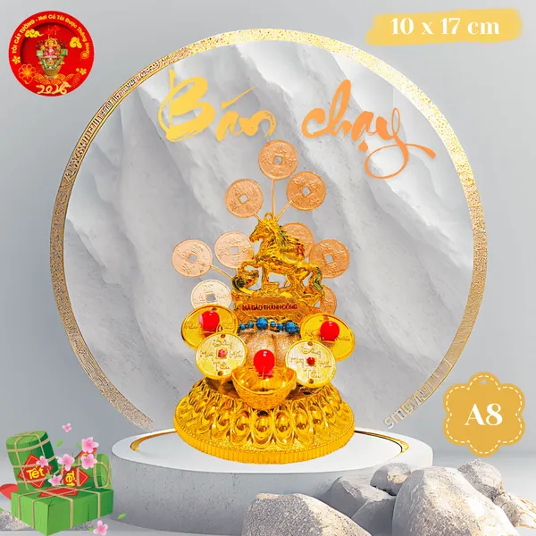 Bông tỏi thần tài cá chép hóa rồng siêu đẹp