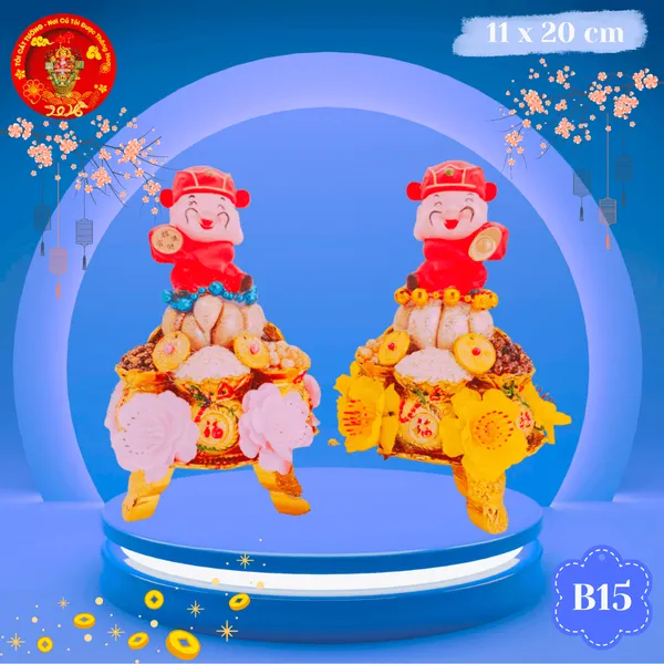 Bông tỏi ông địa đậu ngũ cốc thần tài phát lộc