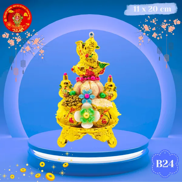 Bông Tỏi Ông Địa Tứ Quý Tiền Vô Như Nước