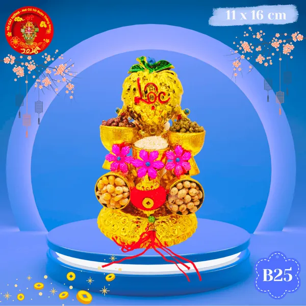 Bông tỏi ông địa cầu tài lộc như ý