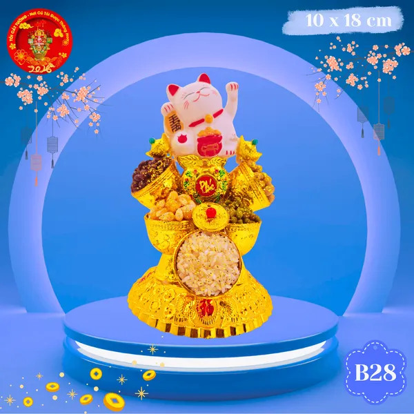 Bông tỏi ông địa mèo ngọc thực