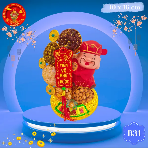 Bông tỏi ông địa thần tài tiền vô như nước