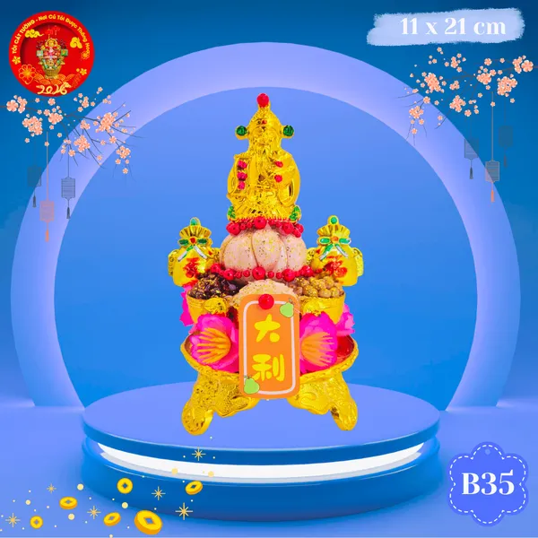 Bông tỏi ông địa hưng thịnh như ý