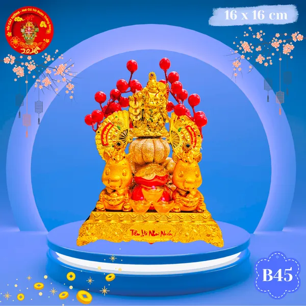 Bông tỏi ông địa di lạc song long phúc lộc